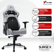 TTRacing Surge X - Gaming Chair Ergonomic Home Office Chair Gaming Seat - 2 Years Official Warranty