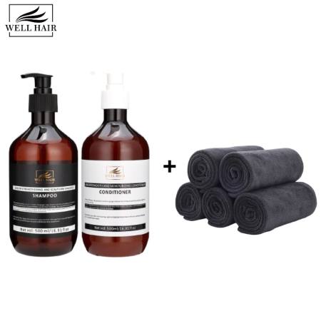 Grey Towel Microfiber Fabric for Salon and Bath Use Hair Dryer Water Absorbent Towel S5548