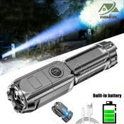 Rechargeable Tactical Flashlight - Buy 1 Get 1 Free