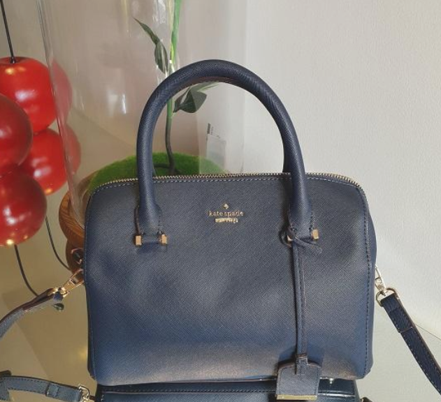 kate spade navy blue handbag