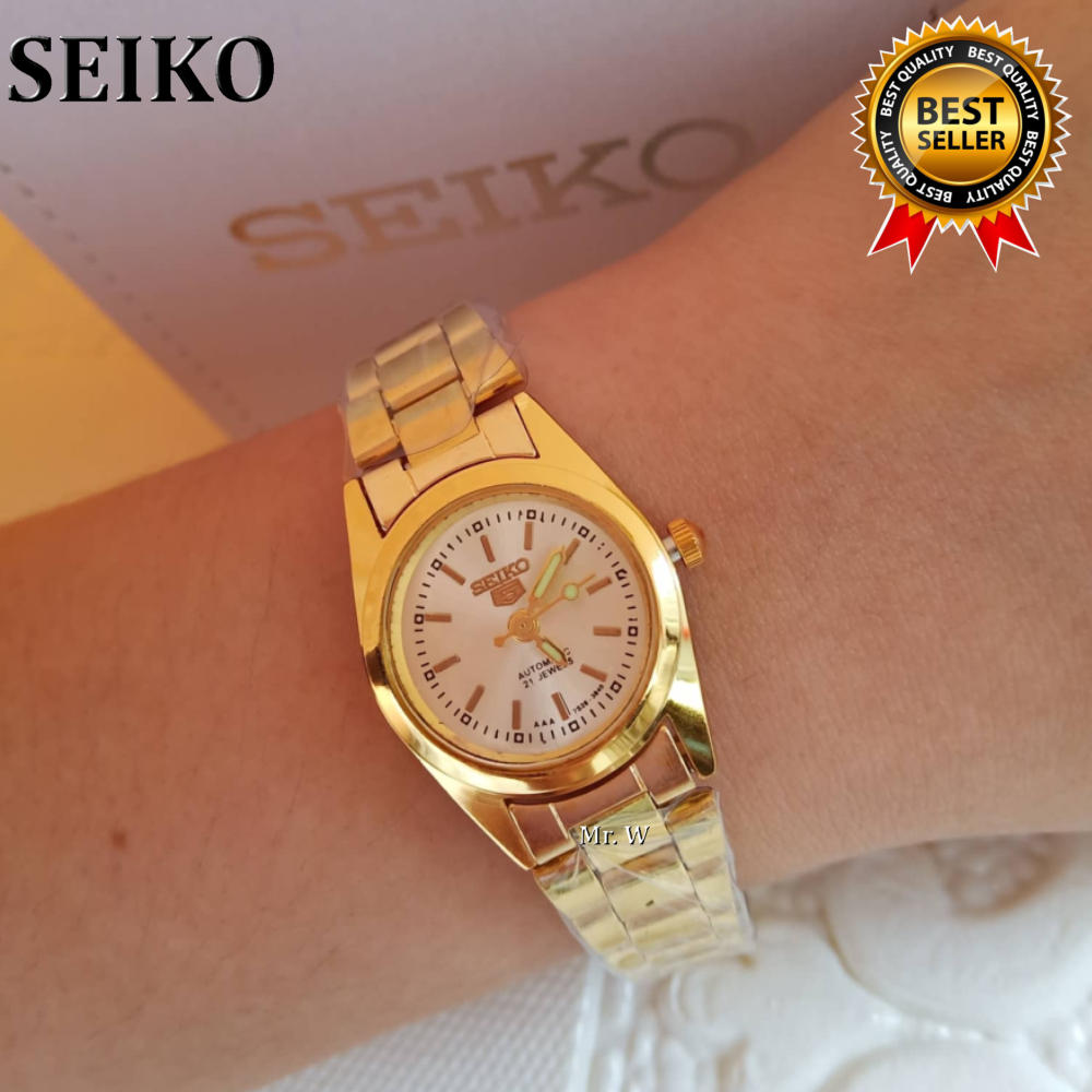 Seiko Women's Automatic Silver Dial Stainless Steel Watch
