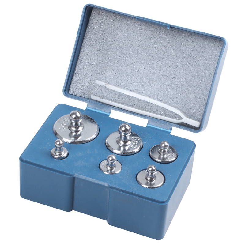 Calibration Weight 100g 50g 20g 10g 5g Grams Jewelry Scale Kitchen Scales  Weighing Balance Scale Weights 6pcs/Set With Box
