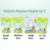 Bebeta Regular Silicone Nipple by 3's