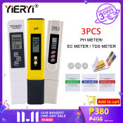 Yieryi Water Quality Tester Set: pH, TDS, EC Meters