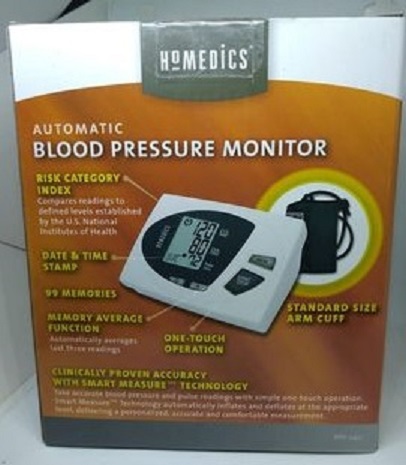 Automatic Arm Blood Pressure Monitor with Smart Measure Technology -  Homedics