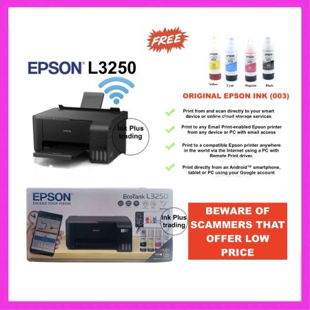 Epson L3250 Wi-Fi Printer with Free Inks