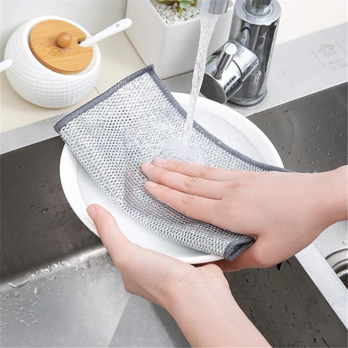 Nanoscale Cleaning Cloth Fish Scale Mirror Rags Streak-Free Miracle  Cleaning Cloths 