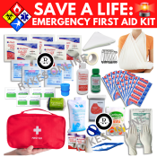 Save A Life First Aid Kit - 91 Pieces