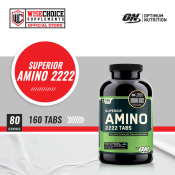 OPTIMUM NUTRITION SUPERIOR AMINO 2222 160 TABLETS