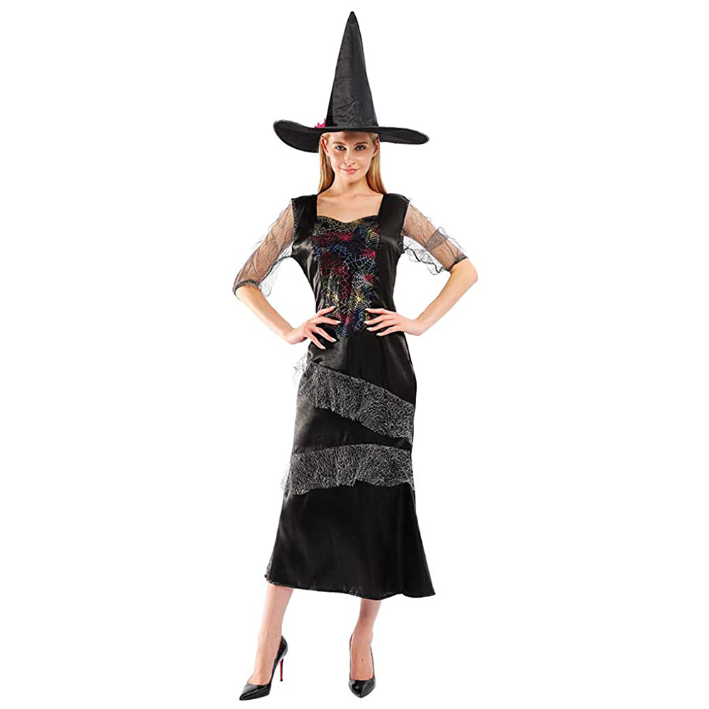 Bộ váy phù thủy Halloween chấm bi ánh kim G-0296 cho bé | Chiaki.vn