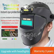 Auto-Darkening Welding Helmet for Eye Safety - Solar Powered