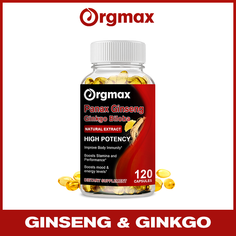 Orgmax Memory and Immunity Capsules with Ginseng and Ginkgo