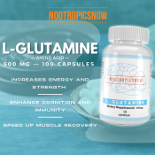 L-Glutamine Brain Booster - Original Pure Supplement (brand name not available)