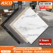 3D Marble Self-Adhesive Vinyl Floor Tiles - 60x60cm