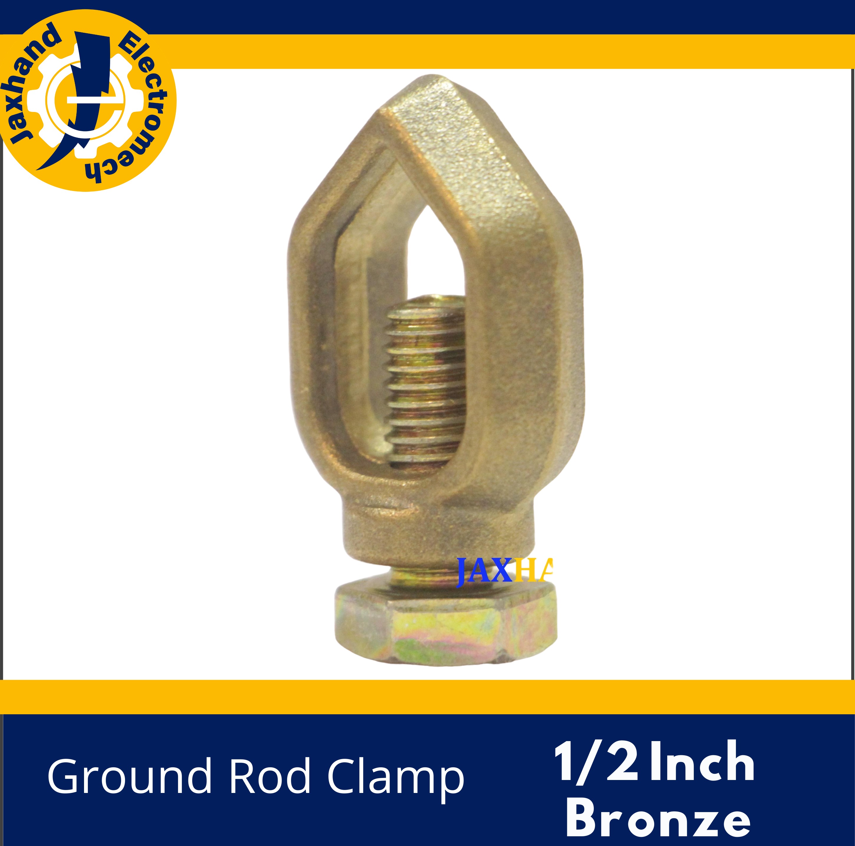 Ground Rod Clamp 5/8 Inches Bronze for Grounding Rod & Grounding Cable ...