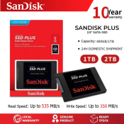 SanDisk 1TB/2TB SSD Plus 2.5" SATA III Drive