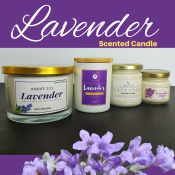 LAVENDER Premium Soy Wax Scented Candle - Best Seller