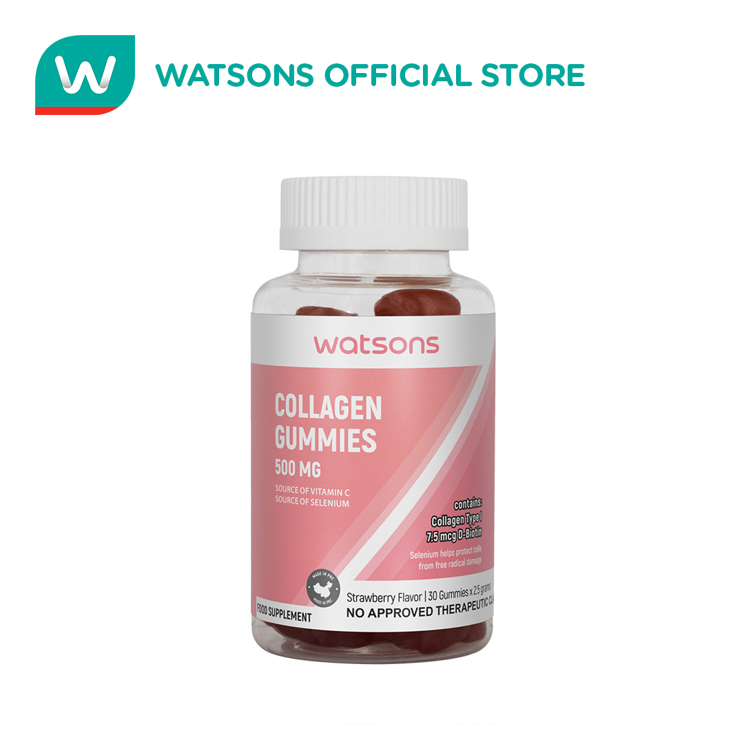 Watsons Glutathione Gummies With Collagen & Camu Camu For Adults - Iso &  Haccp Certified | Lazada Philippines