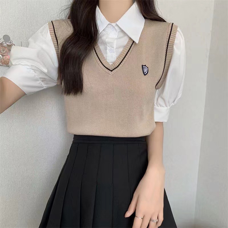 Japanese school uniform outlet sweater vest