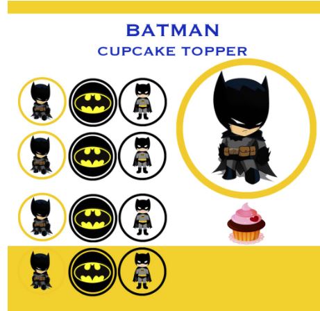 batman cupcake topper - Buy batman cupcake topper at Best Price in  Philippines .ph