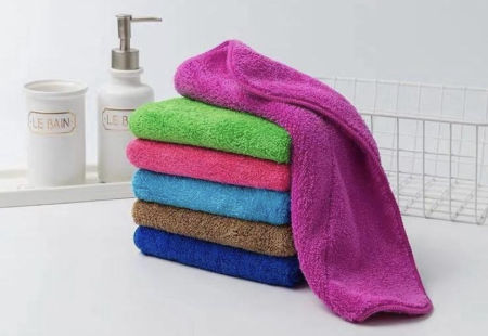 12-Pack Microfiber Car Wash Towels - Assorted Colors