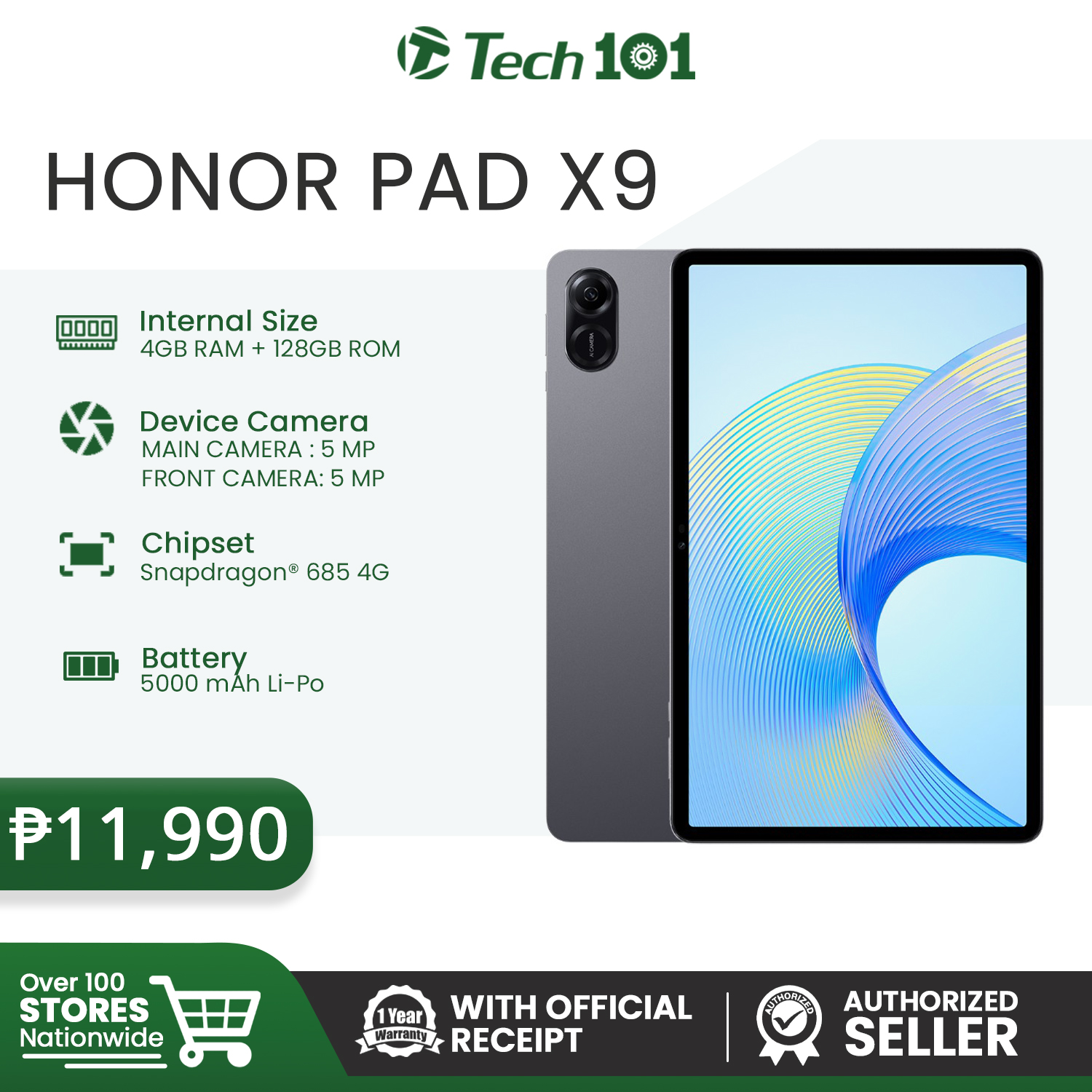 Honor Pad 8 (6GB+128GB) With Official Receipt With Warranty - Authorized  Dealer
