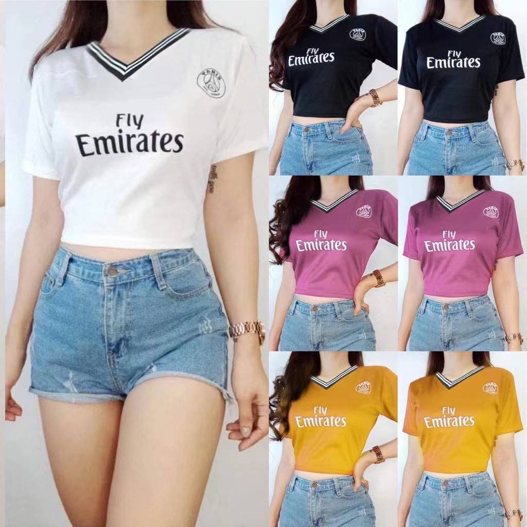k\u0026!Top FLY EMIRATES V neck Sublimation 
