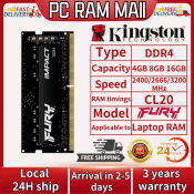 Kingston Fury Impact DDR4 RAM - Fast Shipping, Multiple Sizes