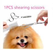 Professional Stainless Steel Pet Shearing Scissors Set for Dogs