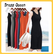 Dress Queen Sleeveless Maxi Dress in 12 Colors, On Sale