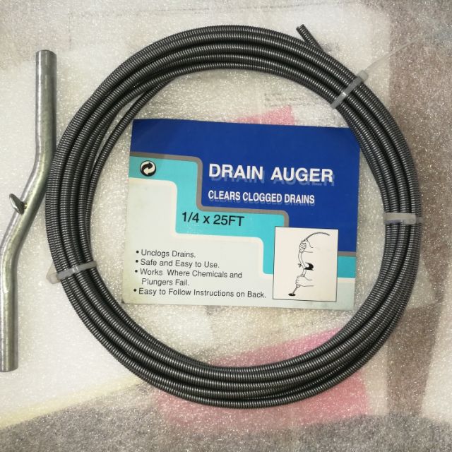 Cobra 3/8" X 25 Drain Pipe Auger Review Demonstration atelieryuwa