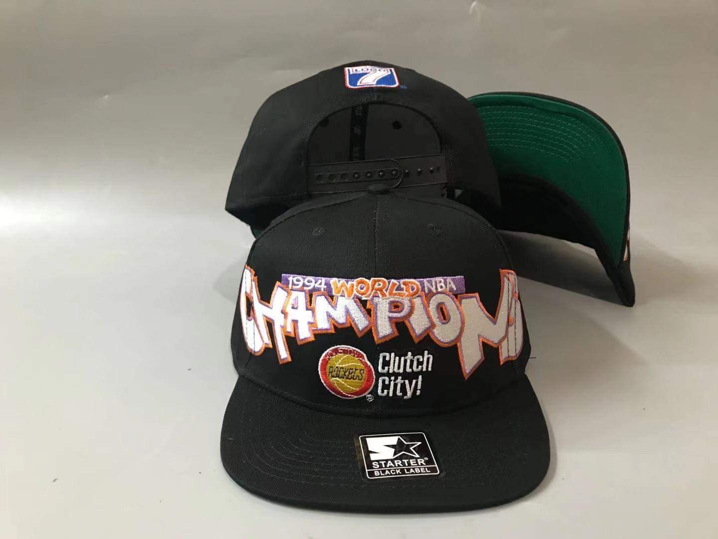 Vintage Houston Rockets 1994 NBA Champions Starter Snapback Cap Hat - NWT