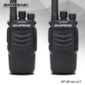 Baofeng BF-68 5W Walkie Talkie, Set of 2