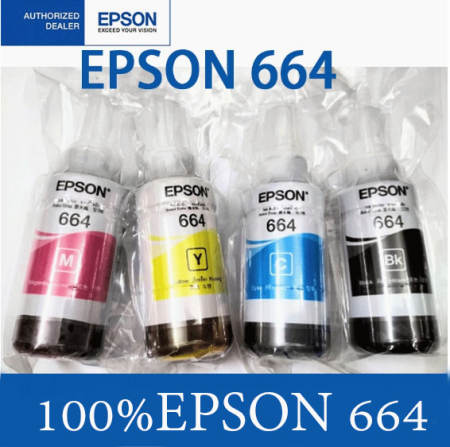 Original Epson T664 664 Black Cyan Magenta Yellow Series for Printer L220 / L210 /L101/L111/L130//L360