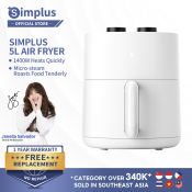 Simplus 5L Air Fryer: Large Capacity, Oil-Free, Multifunction Kitchen