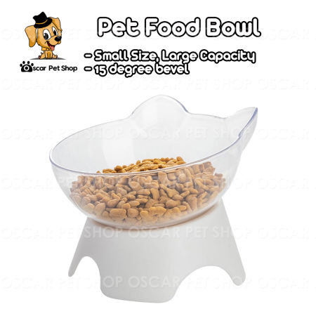 Cat Dog Elevated Bowls 15 Degree Raised Food Container With Stand Single Bowls