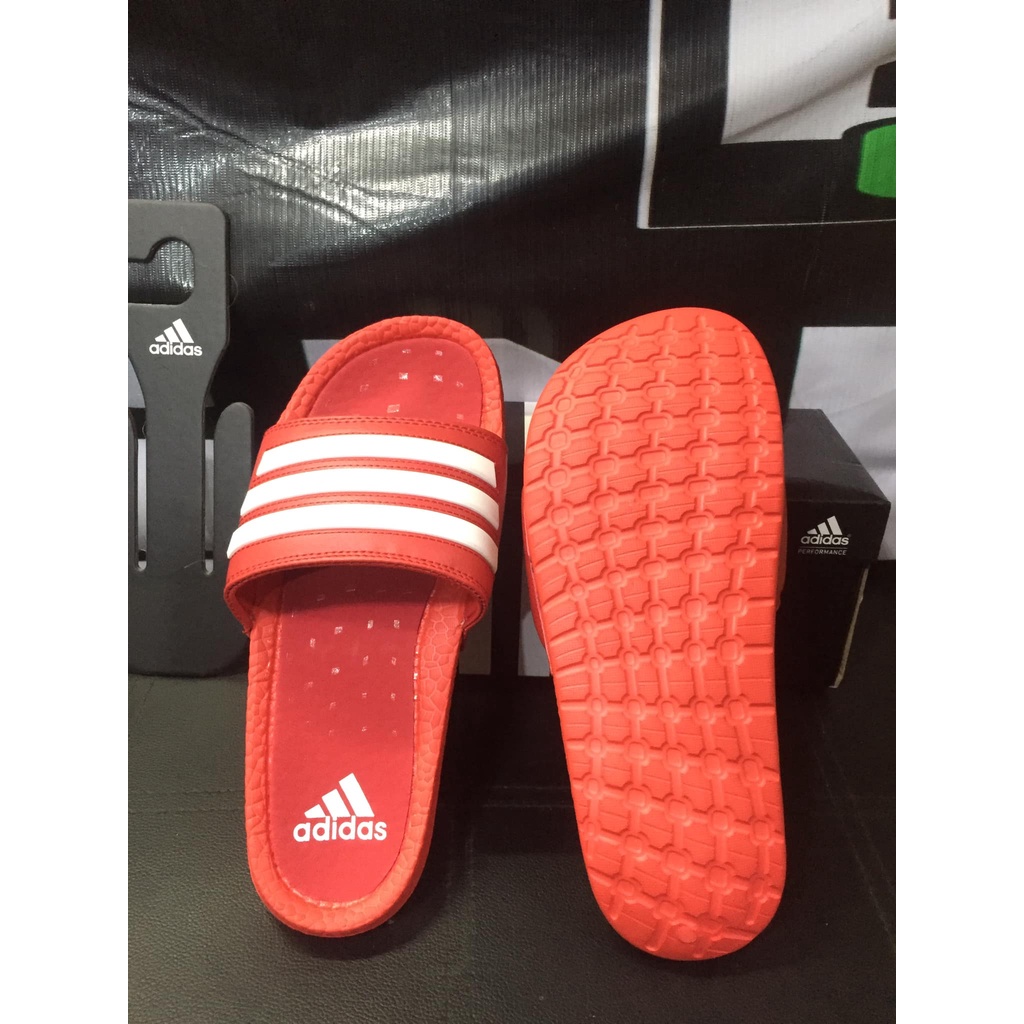 Shop Red Adidas Slide Men with great 