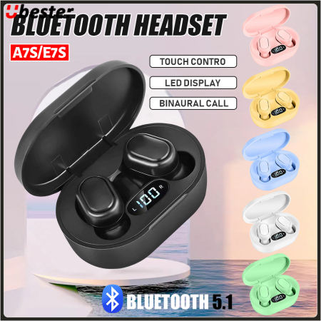 Macaron E7S Wireless Bluetooth Earbuds with LED Display