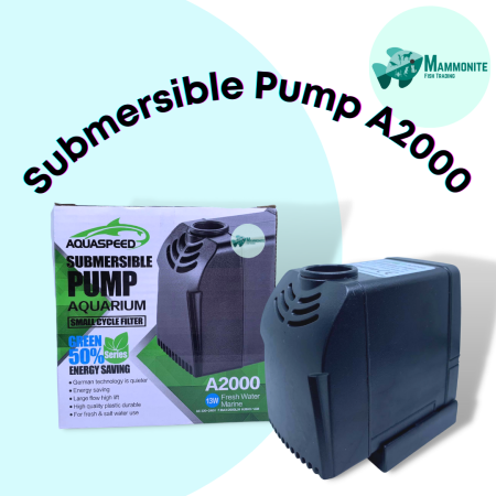 Aquaspeed A2000 Submersible Aquarium Pump