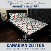 Christmas Miseltoe Cherry Bed Sheet Collection by Suite Stack