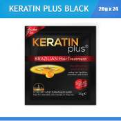 Keratin Plus Black Hair Treatment Sachets (24 Pack)