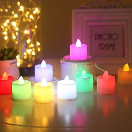 Flameless LED Candle Lamp for Wedding and Birthday Decoration