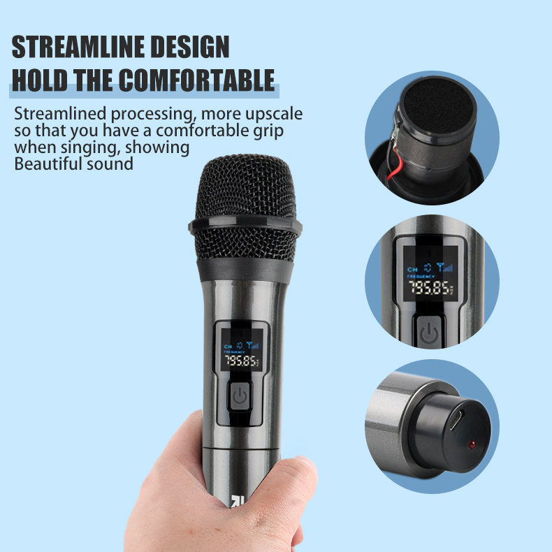 Fifine K025 Wireless Microphone Handheld Dynamic Mic System, 41% OFF