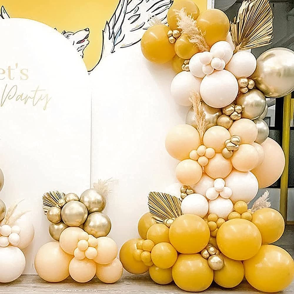 Update more than 162 mustard yellow party decorations super hot seven