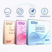 OLO Ultra Thin Latex Condoms - 3pcs/BOX