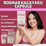 Rosmar Glutathione Capsules 60pcs + FREE Whitening Soap