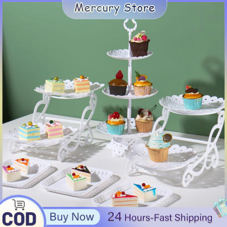 Cake Stand Set for Birthday Parties - Dessert Holder Tray