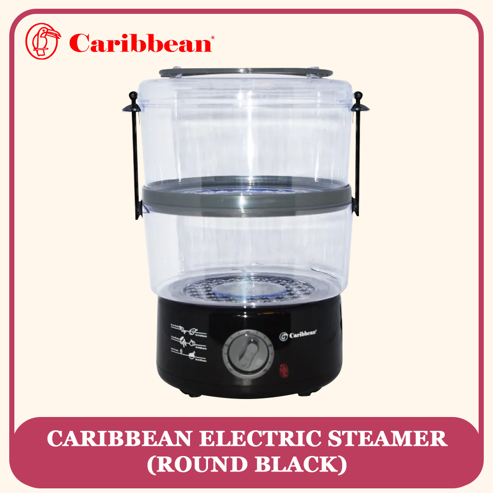 Caribbean Electric Steamer CPS-2005 2 Layers Black