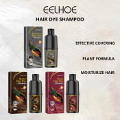 EELHOE Hair Dye Shampoo - Wine Red Coffee Silver Gray 100ml