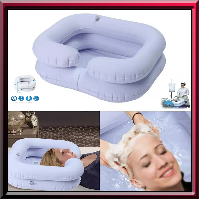 Year Warranty】Inflatable Shampoo Basin Tub For The Disabled Portable Hair  Washing Basin Drain Tube Handicap Bed Rest Aid Bedridden Inflatable Shampoo  Basin Lazada PH | Inflatable Hair Wash Basin For Bedridden, Washing